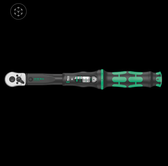 WERA/维拉 Click-Torque B1扭矩扳手10-50 Nm 05075610001