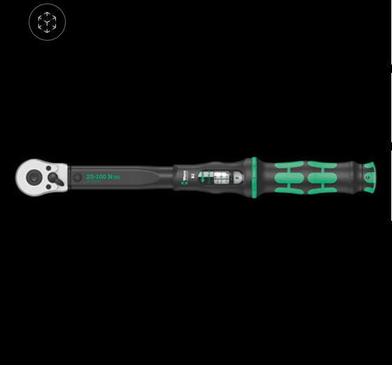 WERA/维拉 Click-Torque B2扭矩扳手20-100 Nm 05075611001