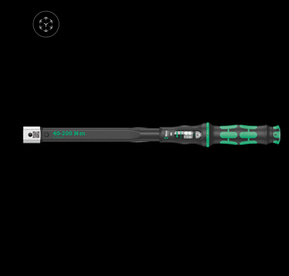 WERA/维拉 Click-Torque X4扭矩扳手40-200 Nm, 14x18mm 05075654001