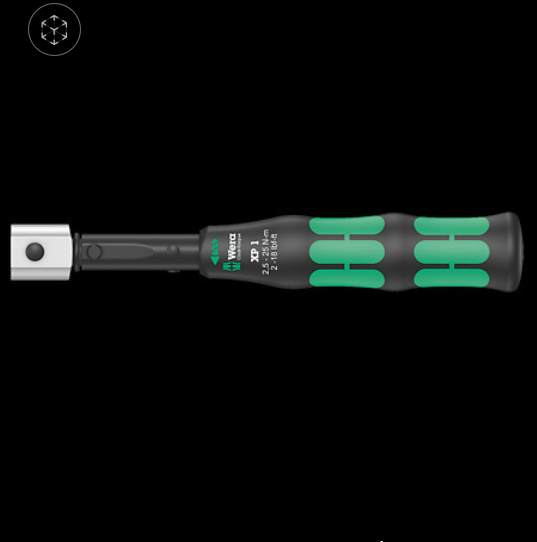 WERA/维拉 Click-Torque XP1 扭矩扳手 2,5 Nm 05075670001