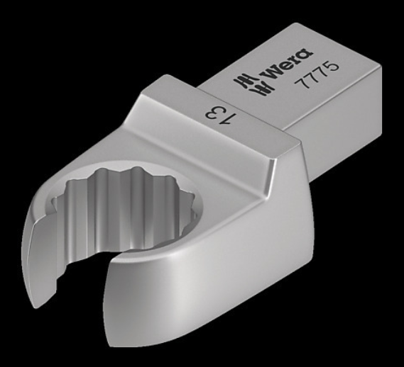 WERA/维拉 7775   9x12mm Open-Ring 22mm扭矩扳手用扳手头22x49.0 05078658001