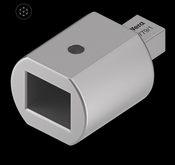 WERA/维拉 7779/1 Adapter 9x12mm x 14x18mm扭矩扳手用扳手头14x18x9x12x49.0 05078666001