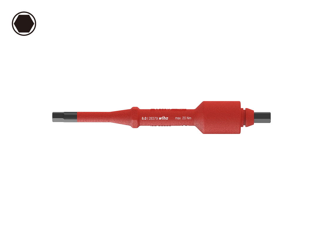 WIHA/威汉 内六角起子杆电工绝缘T柄适用 38918