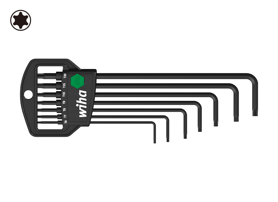 WIHA/威汉 Classic MagicSpring Torx 发黑扳手7件套 10381