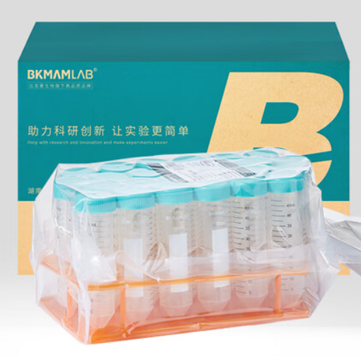 BKMAMLAB/比克曼生物15mL离心管/螺口尖底/绿盖/无菌/无DNA&RNA酶/无热原/泡沫装（清完库存后更改盖子颜色及描述）110403030