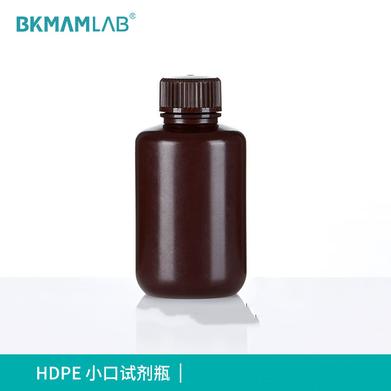 BKMAMLAB/比克曼生物 HDPE塑料耐低温试剂瓶小口1000mL棕色110405011