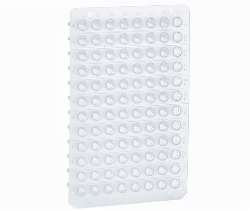 BKMAMLAB/比克曼生物0.2mLPCR板无裙边(透明)（经济款）110404027