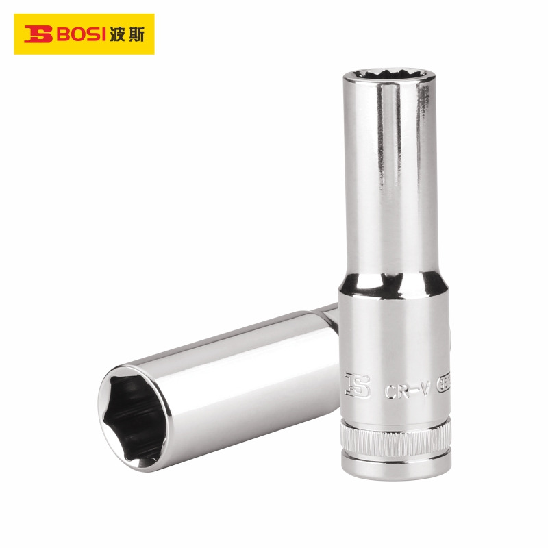 BOSI/波斯 12.5mm系列镜面长套筒32mm 十二角 BS365132B