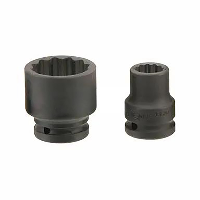 GENIUS/天赋 1/2″公制气动薄壁12角套筒（铬钼钢） 453841