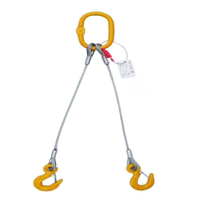 PPU/品尔优 双腿钢丝绳成套索具 UPS16-8M-3.2t