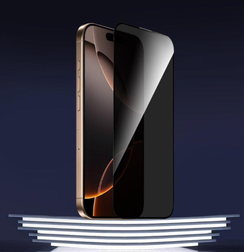 WiWU 新系列2.5D高透顺滑防窥钢化膜 GT-028 IP14/13Pro/13/16e 6.1