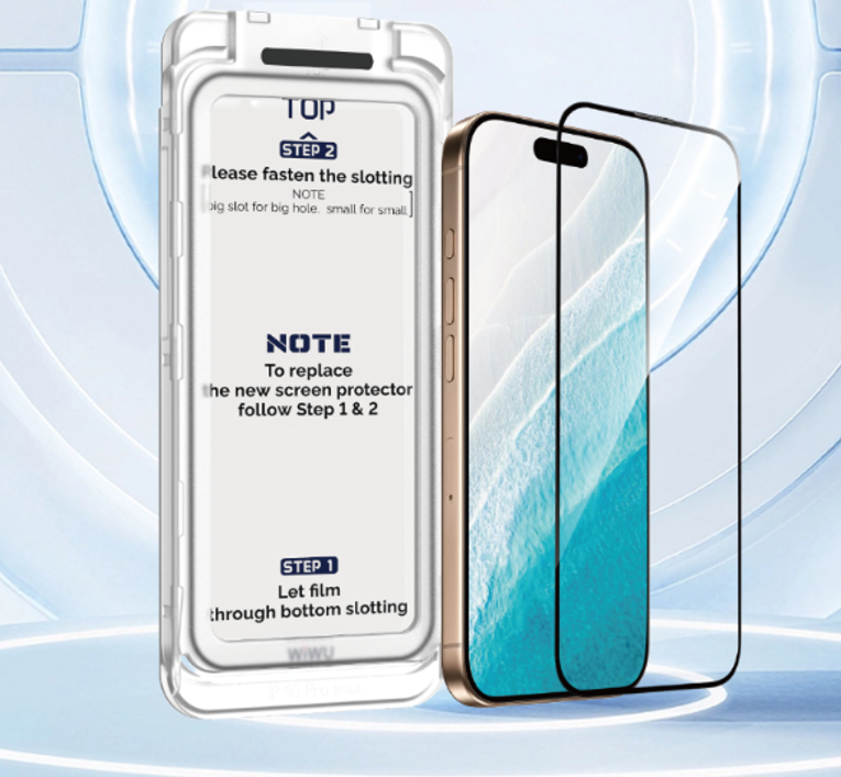 WiWU 除尘秒贴钢化膜 Wi-SQ008 iP17/i16 6.3（6.3寸）