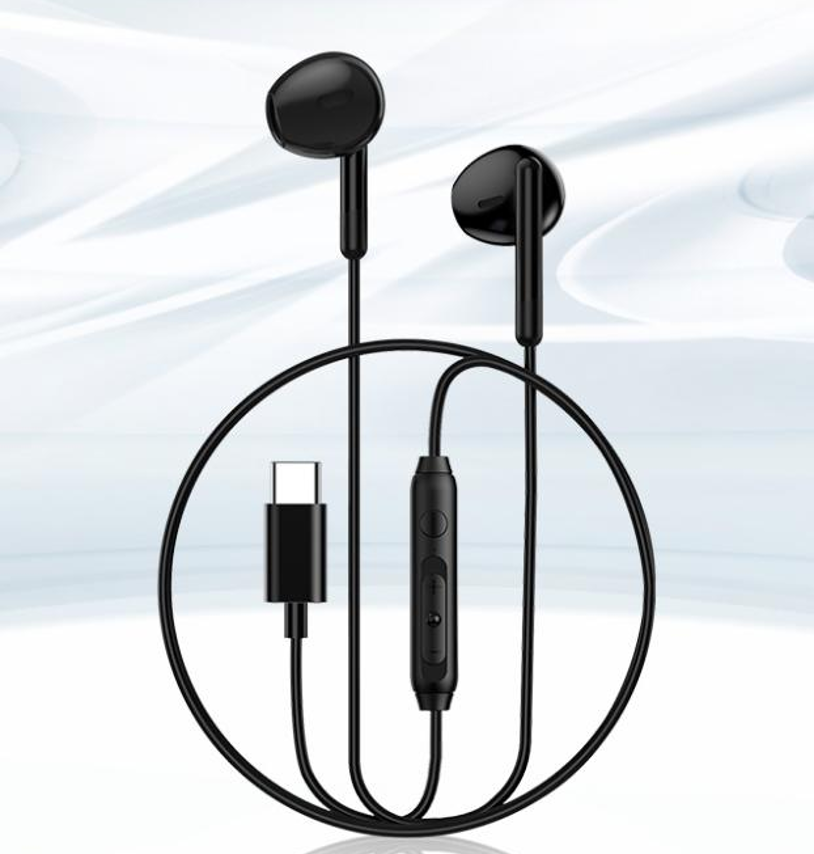WiWU Type-C接口有线耳机 EB314黑