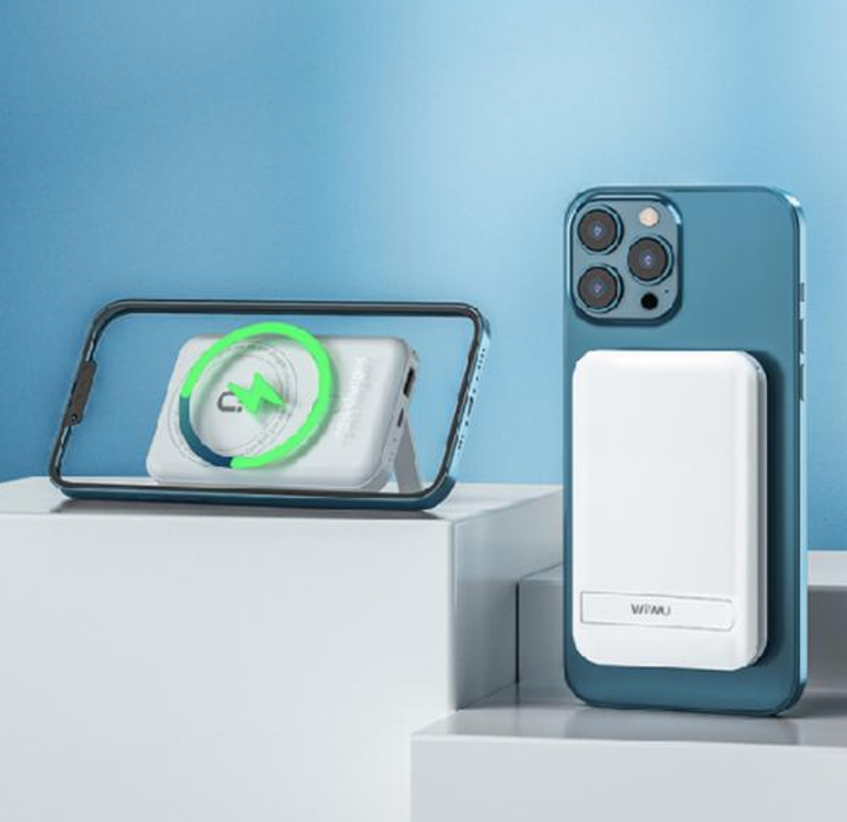 WiWU 磁吸充电宝 SC10000WHT黑