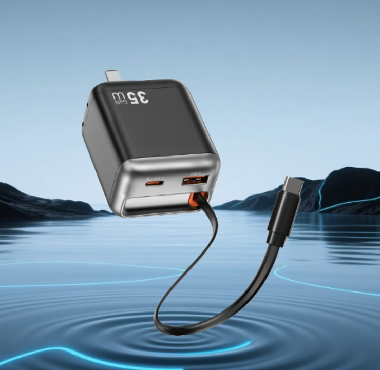 WiWU 充电侠35WPD+QC GaN伸缩线 快充旅行适配器Wi-G027 中规