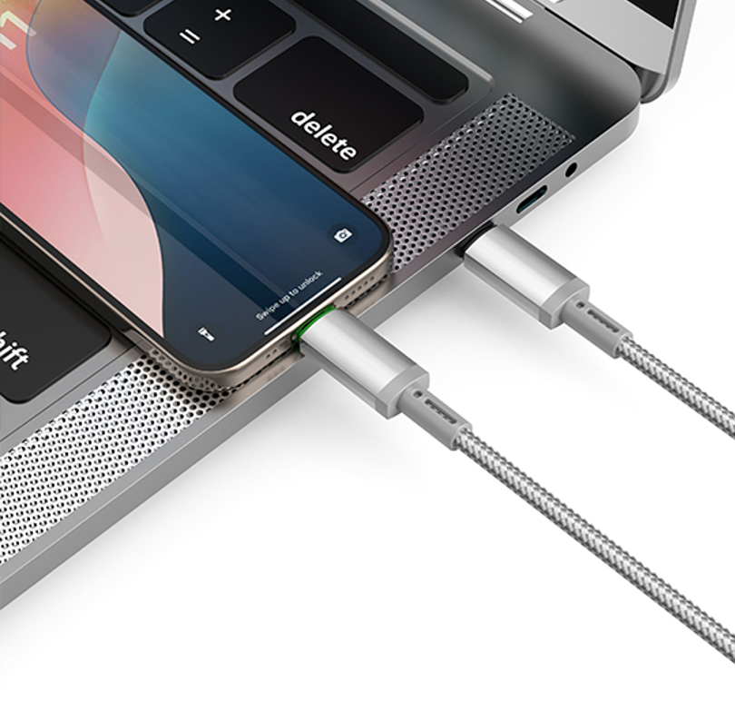 WiWU 码歌磁吸数据线 Wi-C083(C-L)27W/1m