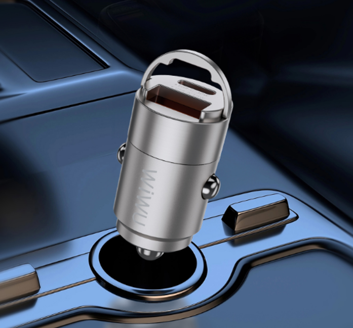 WiWU 精灵30W快充车载充电器 Wi-QC028 A+C