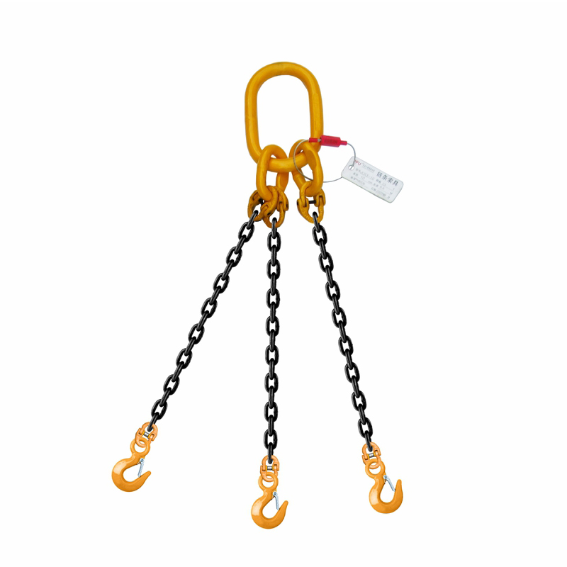 PPU/品尔优 三腿链条成套索具(美式眼型货钩) UCR3-32-47.5t -4.5m
