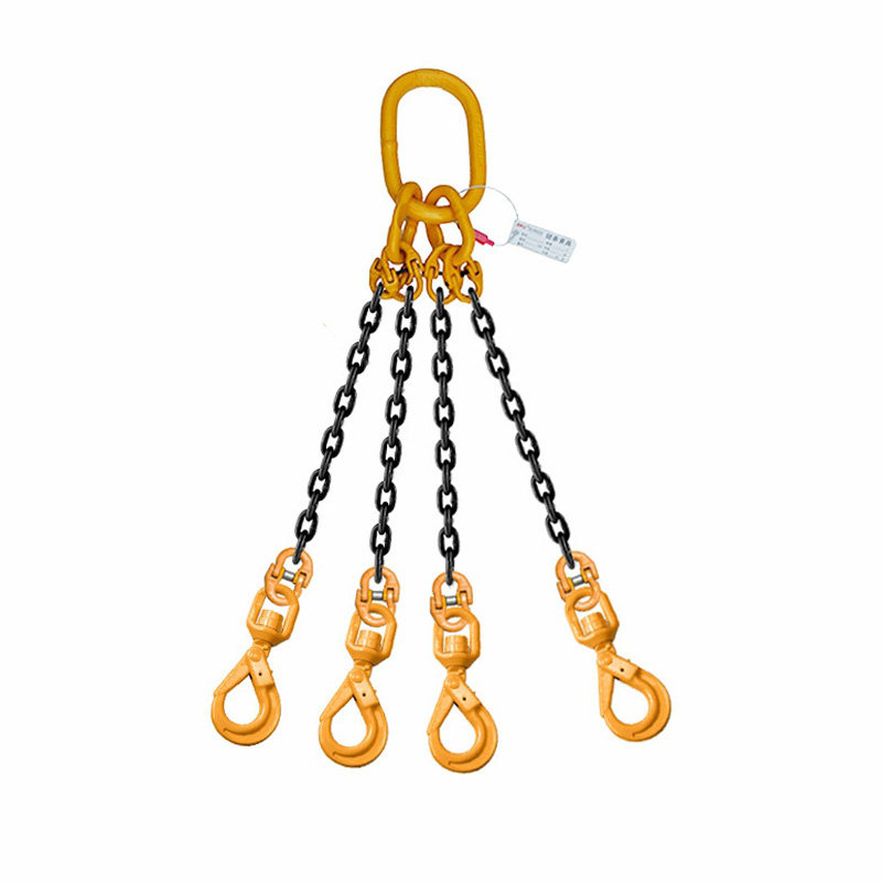 PPU/品尔优 四腿链条成套索具(旋转安全钩) UCR4-32-47.25t -7m