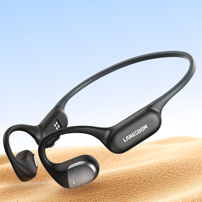 兰士顿 开放式骨传导耳机（BE23）潜锋黑