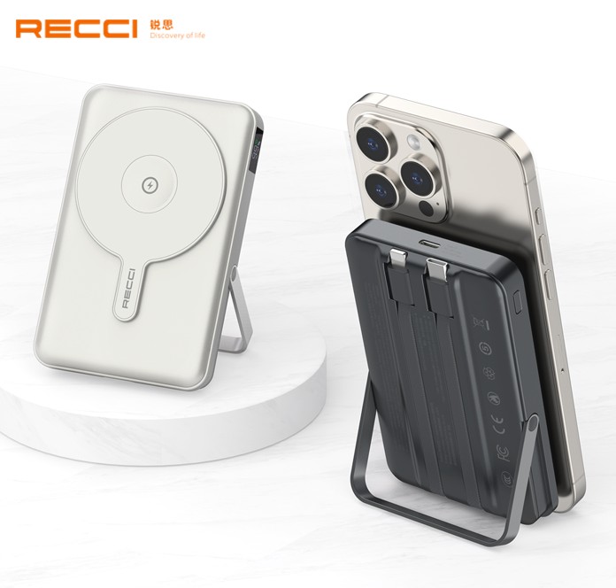 锐思/RECCI 银河快充移动电源RPB-W27耀黑色