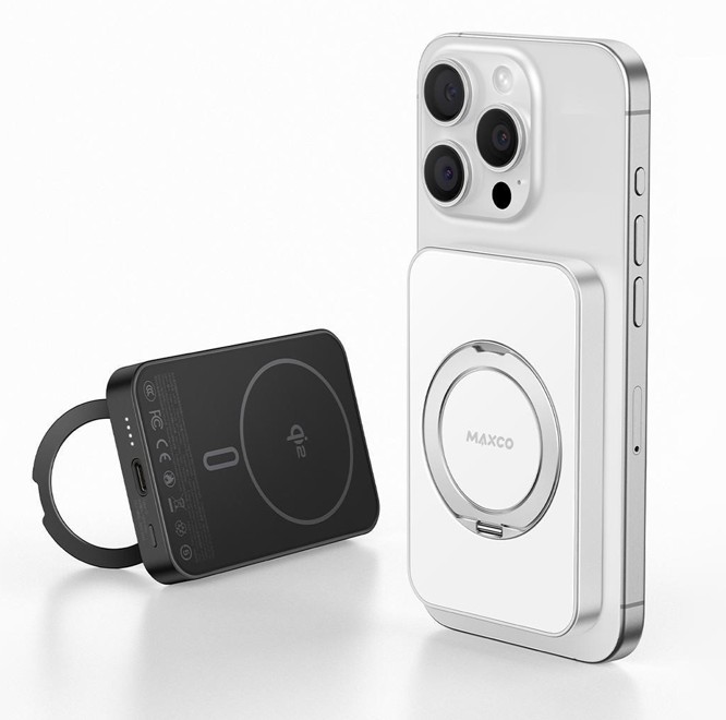 锐思/RECCI 非凡系列磁吸快充移动电源MP33云岩白