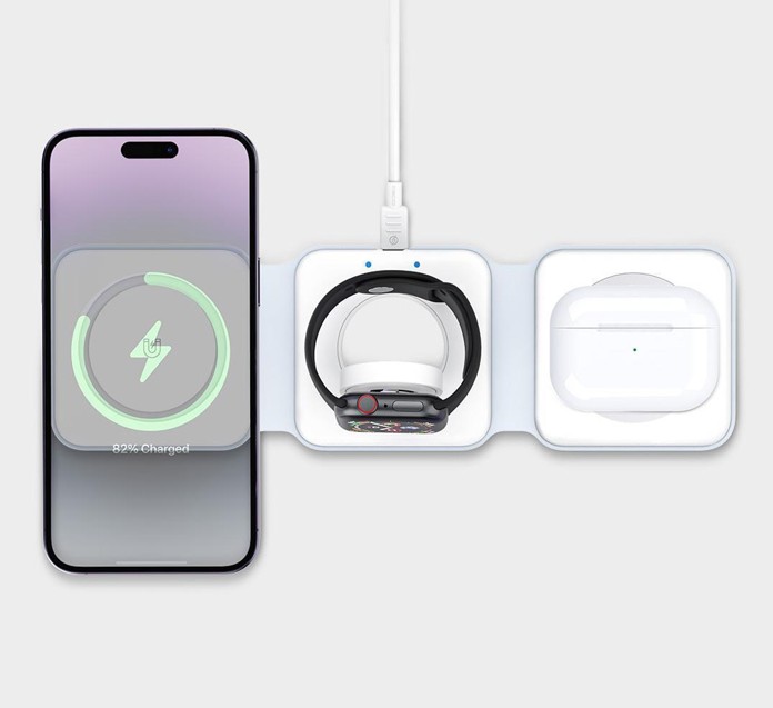 锐思/RECCI 三合一折叠无线充RCW-36