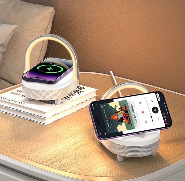 锐思/RECCI 四合一无线充氛围灯音箱RLS-L16