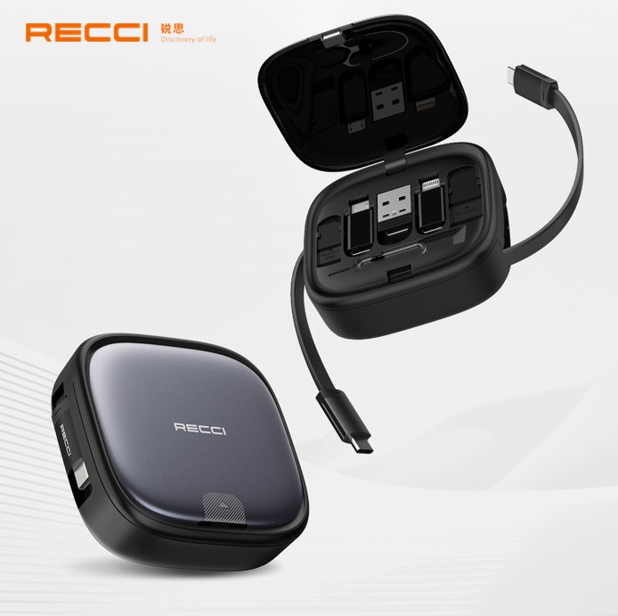锐思/RECCI 快充伸缩线收纳盒RS36