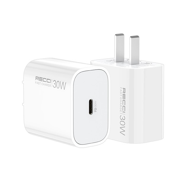 锐思/RECCI RCT-P41C 30W快速旅行充电器
