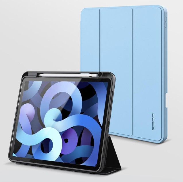 锐思/RECCI 肤感IPAD保护套RPC-C05适用于12.9寸苹果平板电脑冰蓝